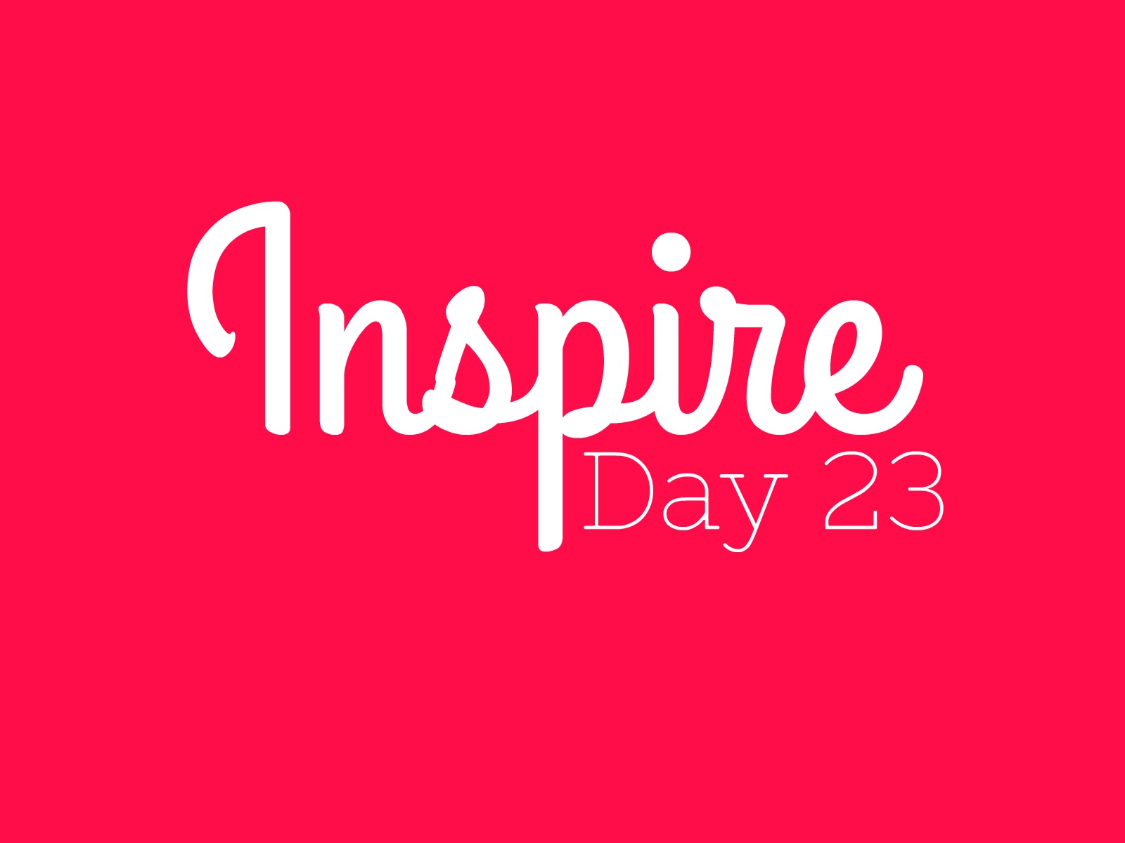 Inspire! Day 23- Joel & Sandra graphic